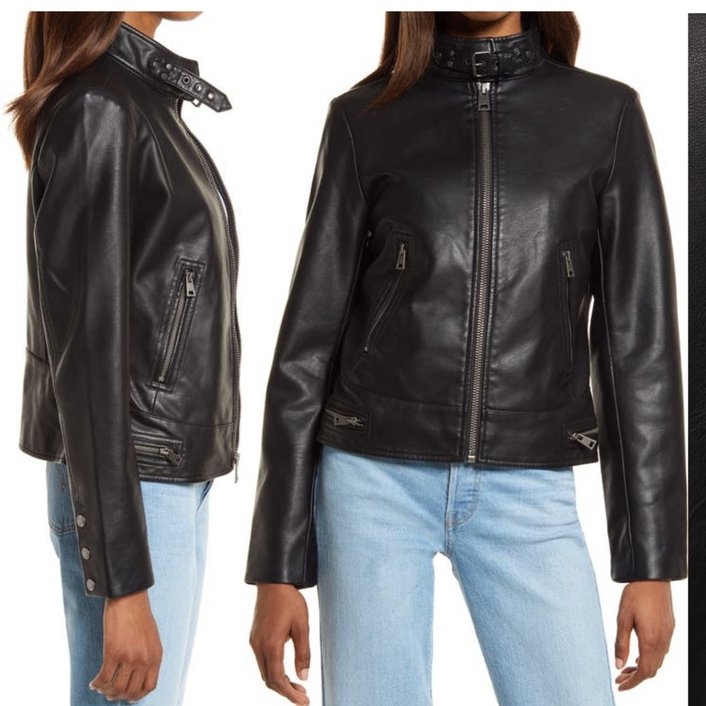 Levi’s Leather Moto Jacket